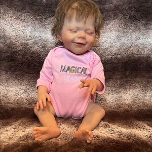 Pink 'Magical Mommy' Baby Doll with Onesie
